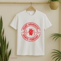 Heart Disease Awareness Month February Squad Chd Awareness T-Shirt thumb 2
