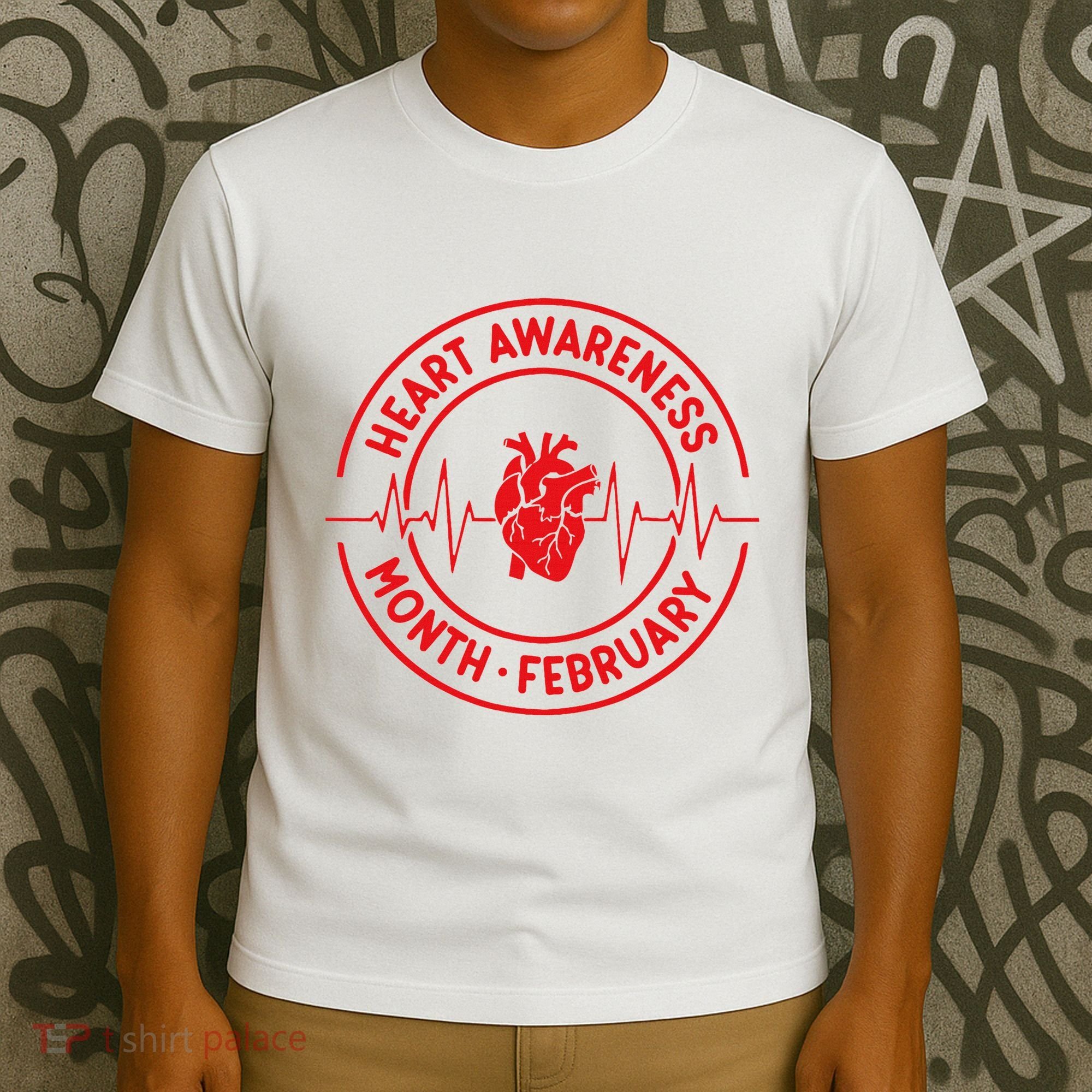 Heart Disease Awareness Month February Squad Chd Awareness T-Shirt