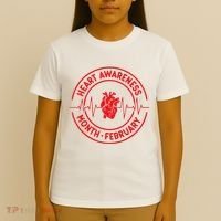 Heart Disease Awareness Month February Squad Chd Awareness T-Shirt thumb 4