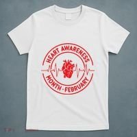 Heart Disease Awareness Month February Squad Chd Awareness T-Shirt thumb 5