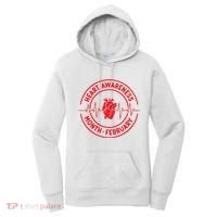 Heart Disease Awareness Month February Squad Chd Awareness Women's Hoodie thumb 0