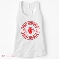 Heart Disease Awareness Month February Squad Chd Awareness Women's Tank Top thumb 0