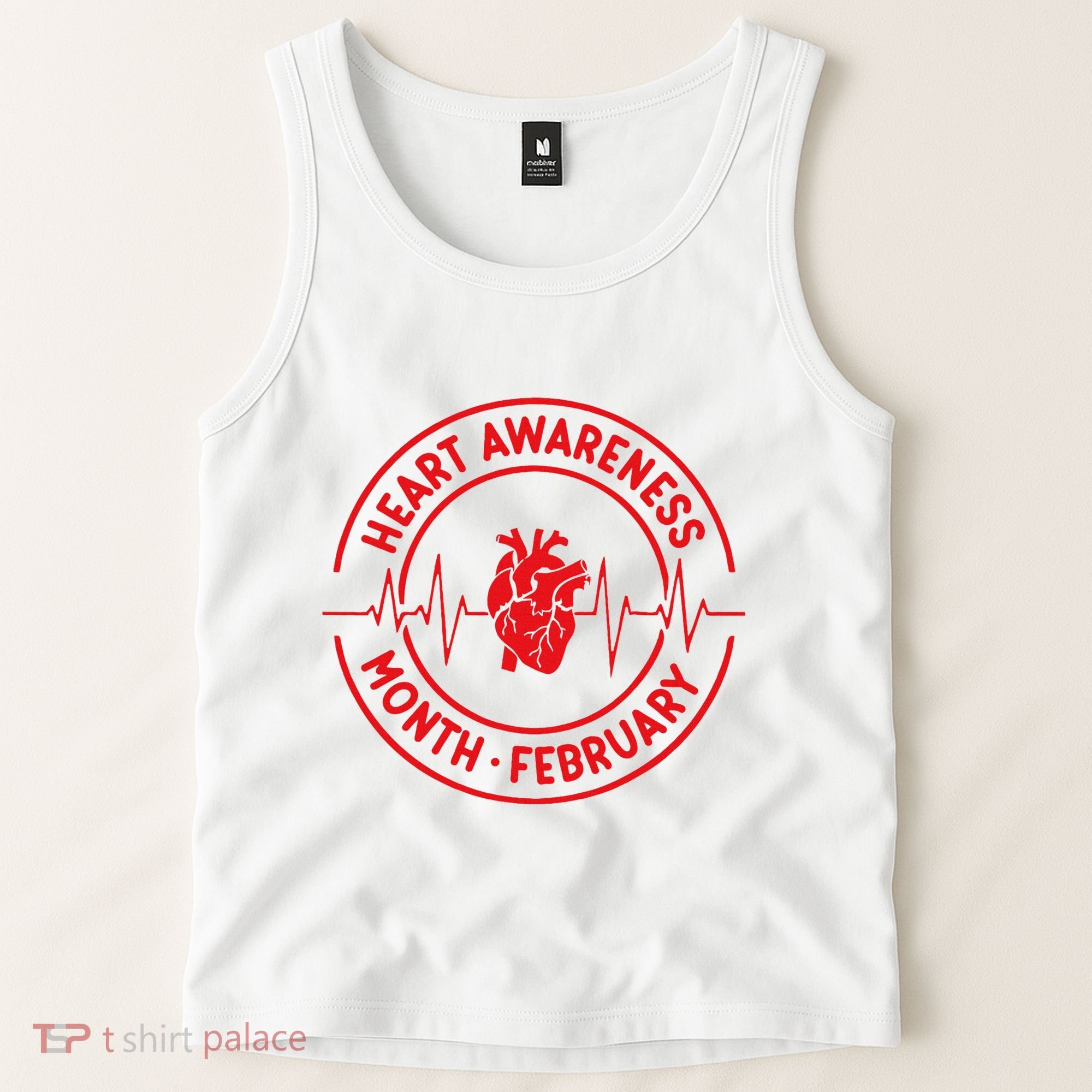 Heart Disease Awareness Month February Squad Chd Awareness Tank Top