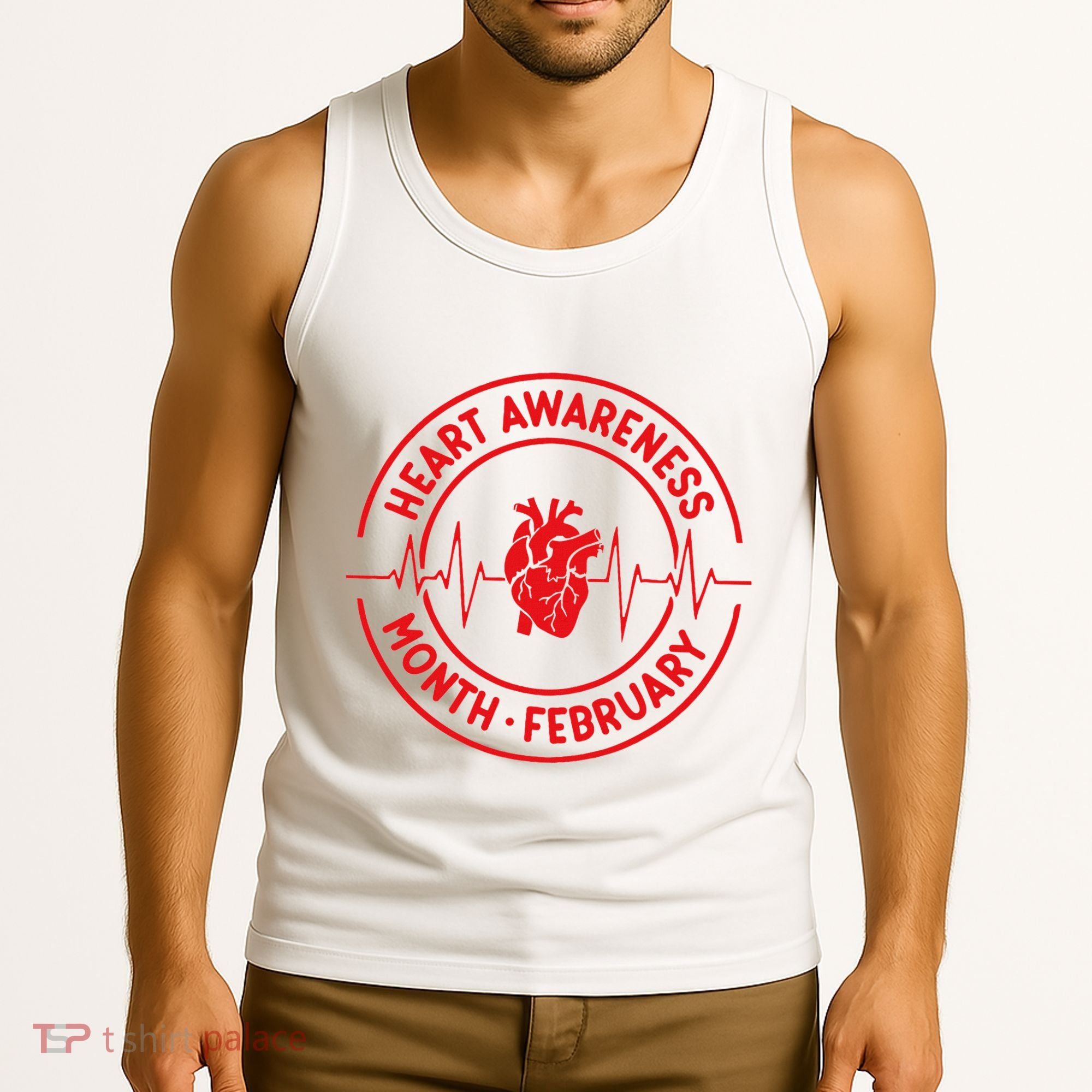 Heart Disease Awareness Month February Squad Chd Awareness Tank Top