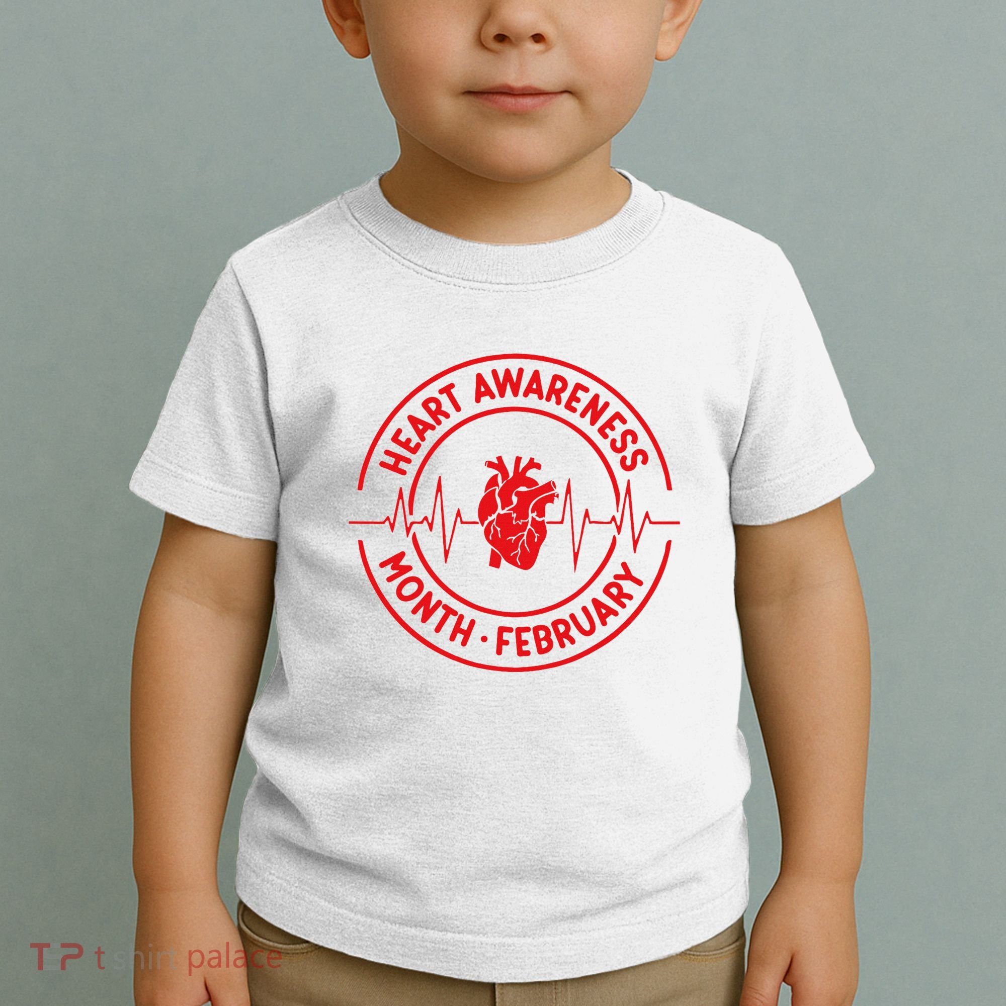 Heart Disease Awareness Month February Squad Chd Awareness Toddler T-Shirt