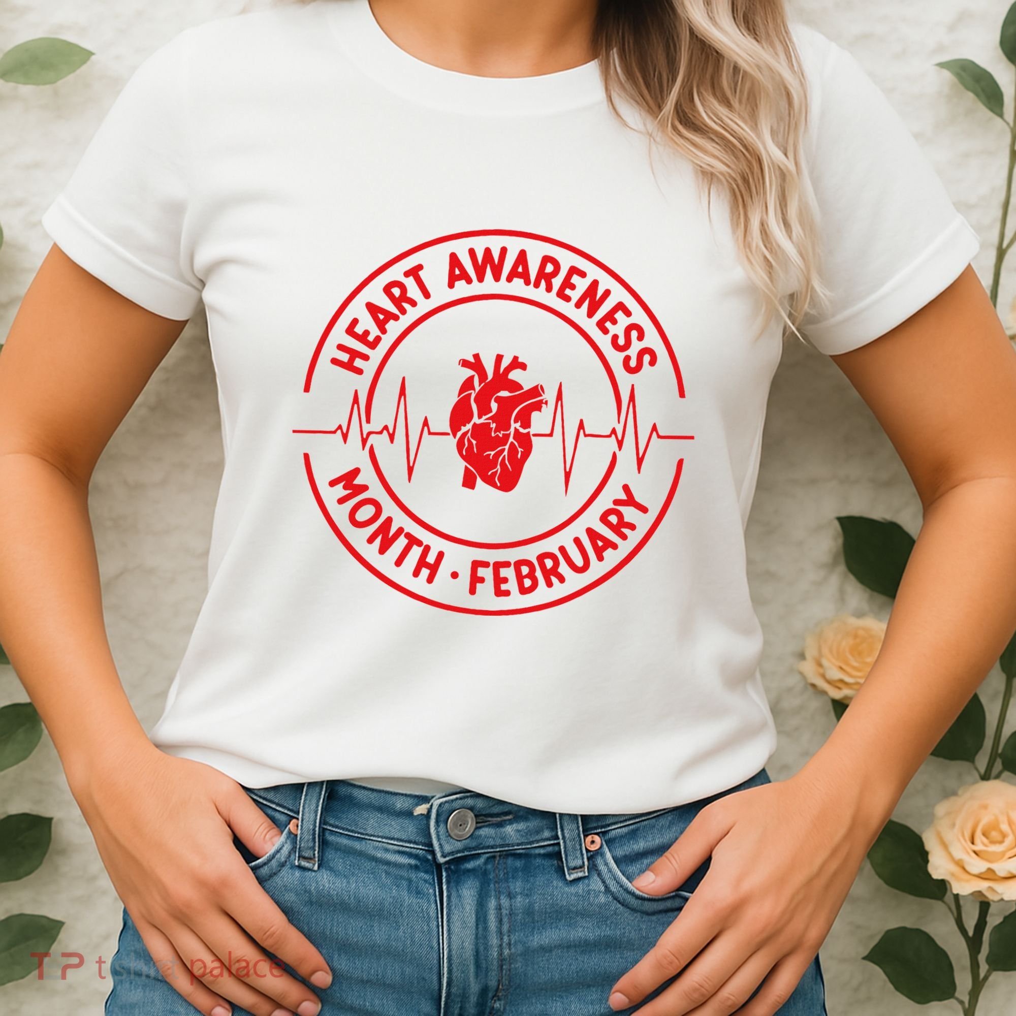Heart Disease Awareness Month February Squad Chd Awareness Women's T-Shirt