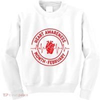 Heart Disease Awareness Month February Squad Chd Awareness Kids Sweatshirt thumb 0