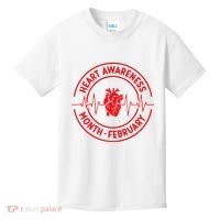 Heart Disease Awareness Month February Squad Chd Awareness Kids T-Shirt thumb 0