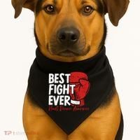 Heart Disease Awareness Month Heartbeat Gift USA-Made Doggie Bandana thumb 1