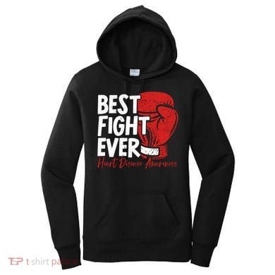 Heart Disease Awareness Month Heartbeat Gift Women's Hoodie