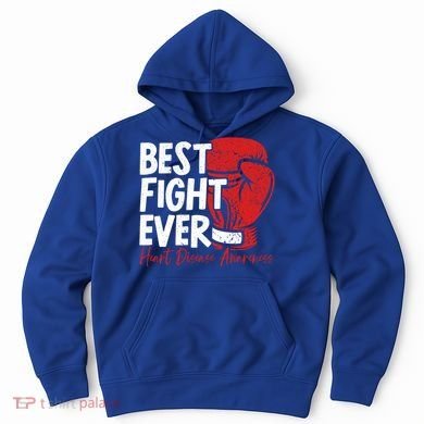 Heart Disease Awareness Month Heartbeat Gift Hoodie