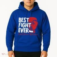 Heart Disease Awareness Month Heartbeat Gift Hoodie thumb 2