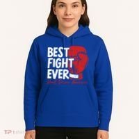 Heart Disease Awareness Month Heartbeat Gift Hoodie thumb 5