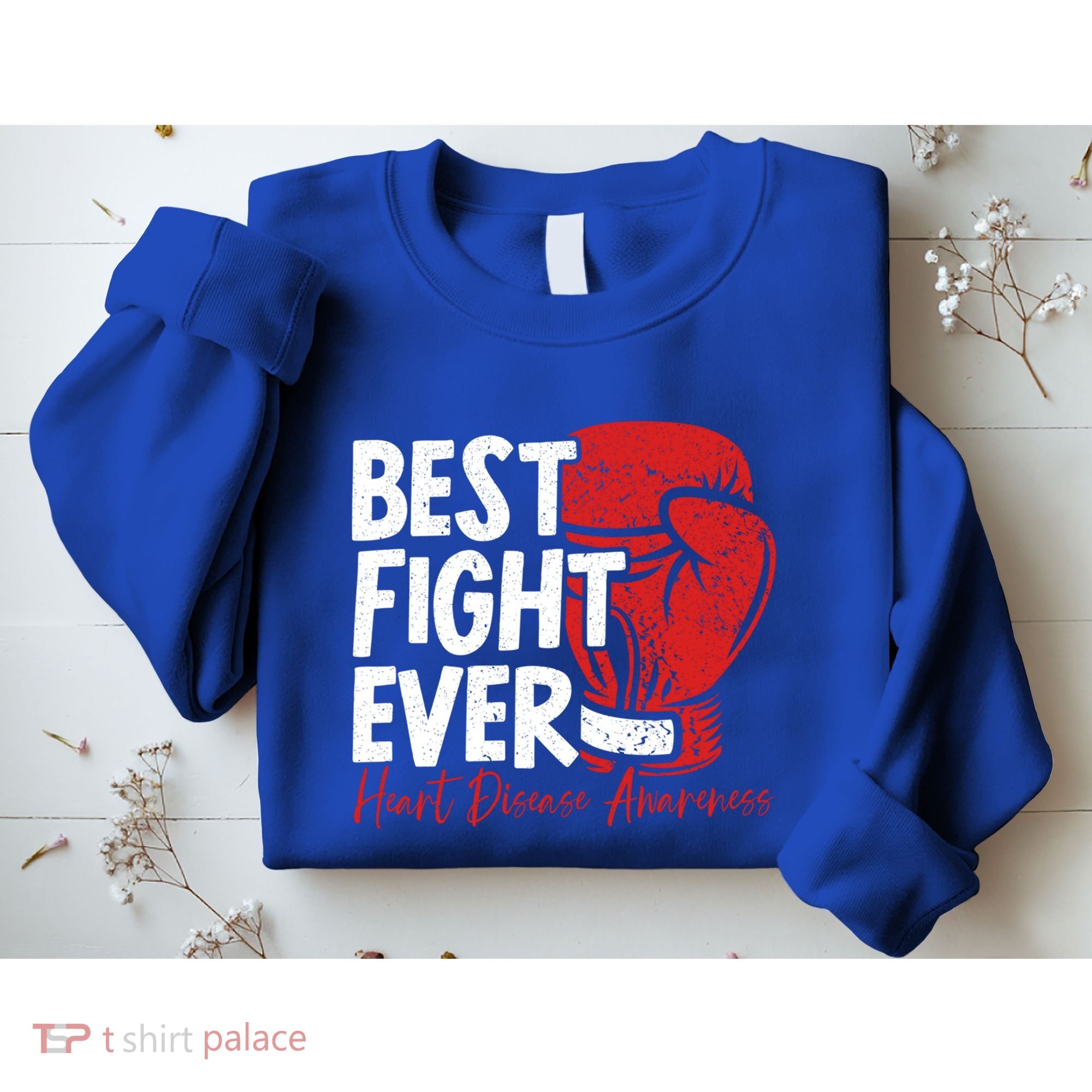 Heart Disease Awareness Month Heartbeat Gift Sweatshirt