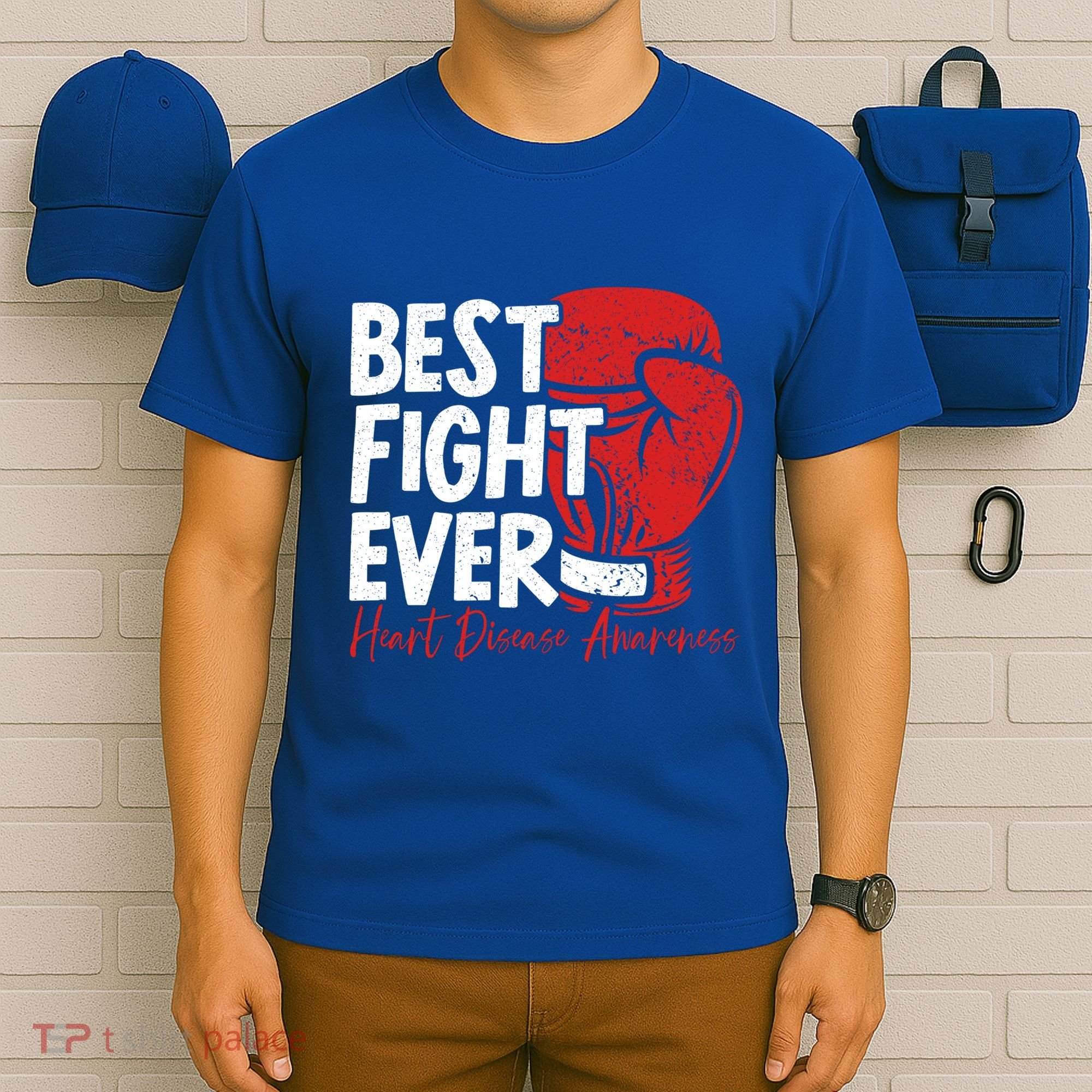 Heart Disease Awareness Month Heartbeat Gift T-Shirt