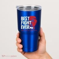 Heart Disease Awareness Month Heartbeat Gift Tumbler thumb 2