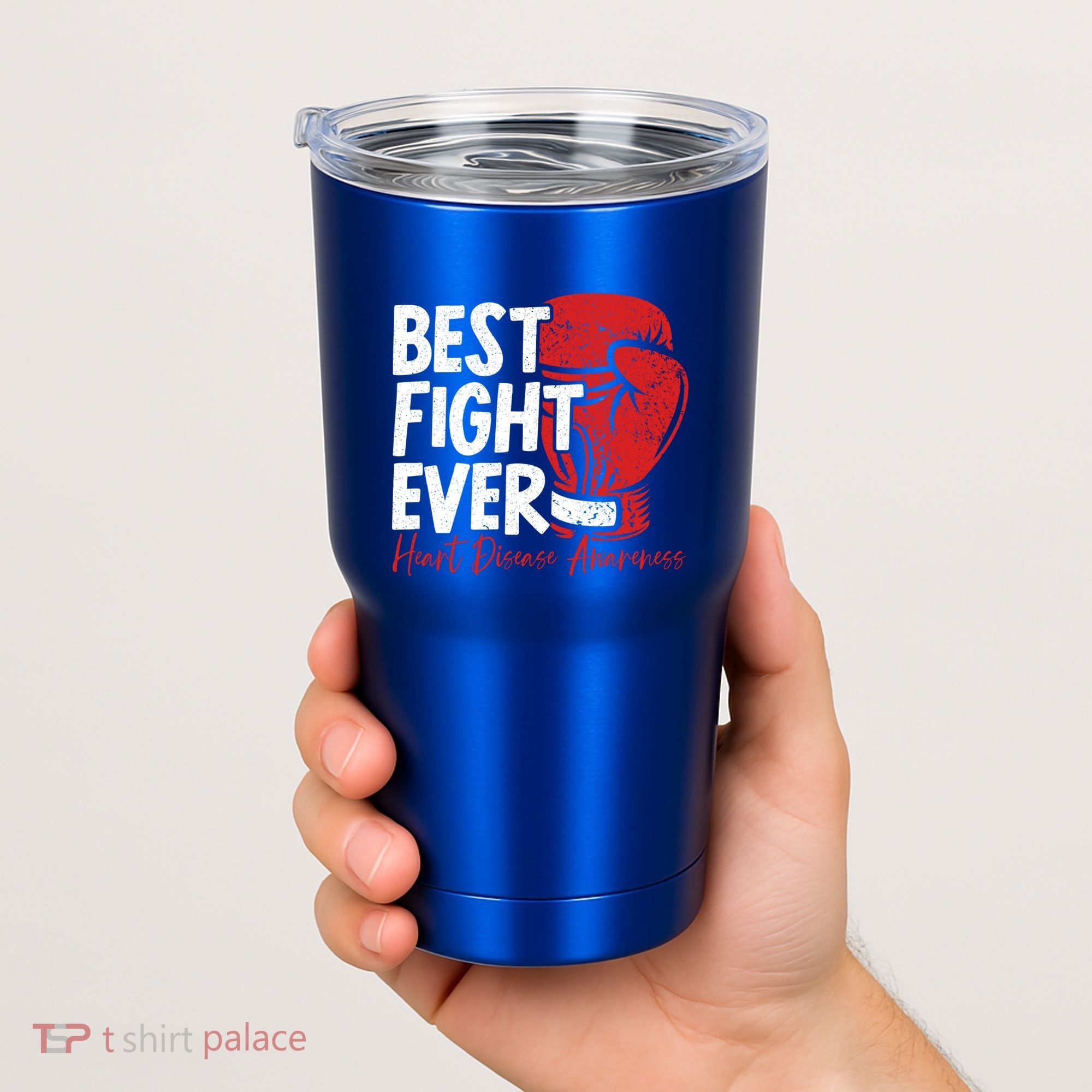 Heart Disease Awareness Month Heartbeat Gift Tumbler