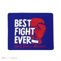Heart Disease Awareness Month Heartbeat Gift Mousepad thumb 0