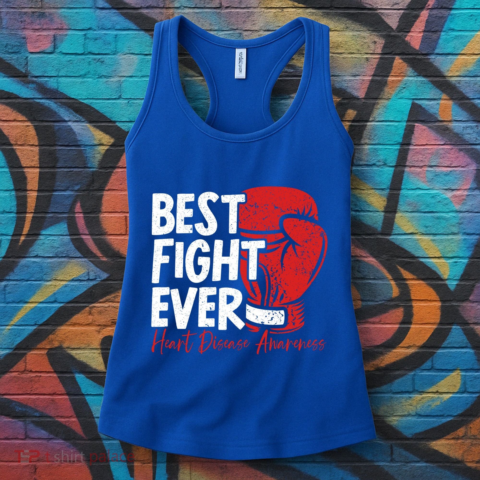 Heart Disease Awareness Month Heartbeat Gift Women's Tank Top