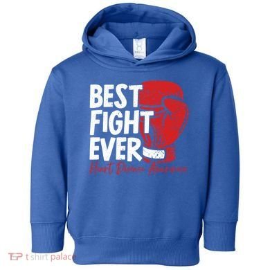 Heart Disease Awareness Month Heartbeat Gift Toddler Hoodie