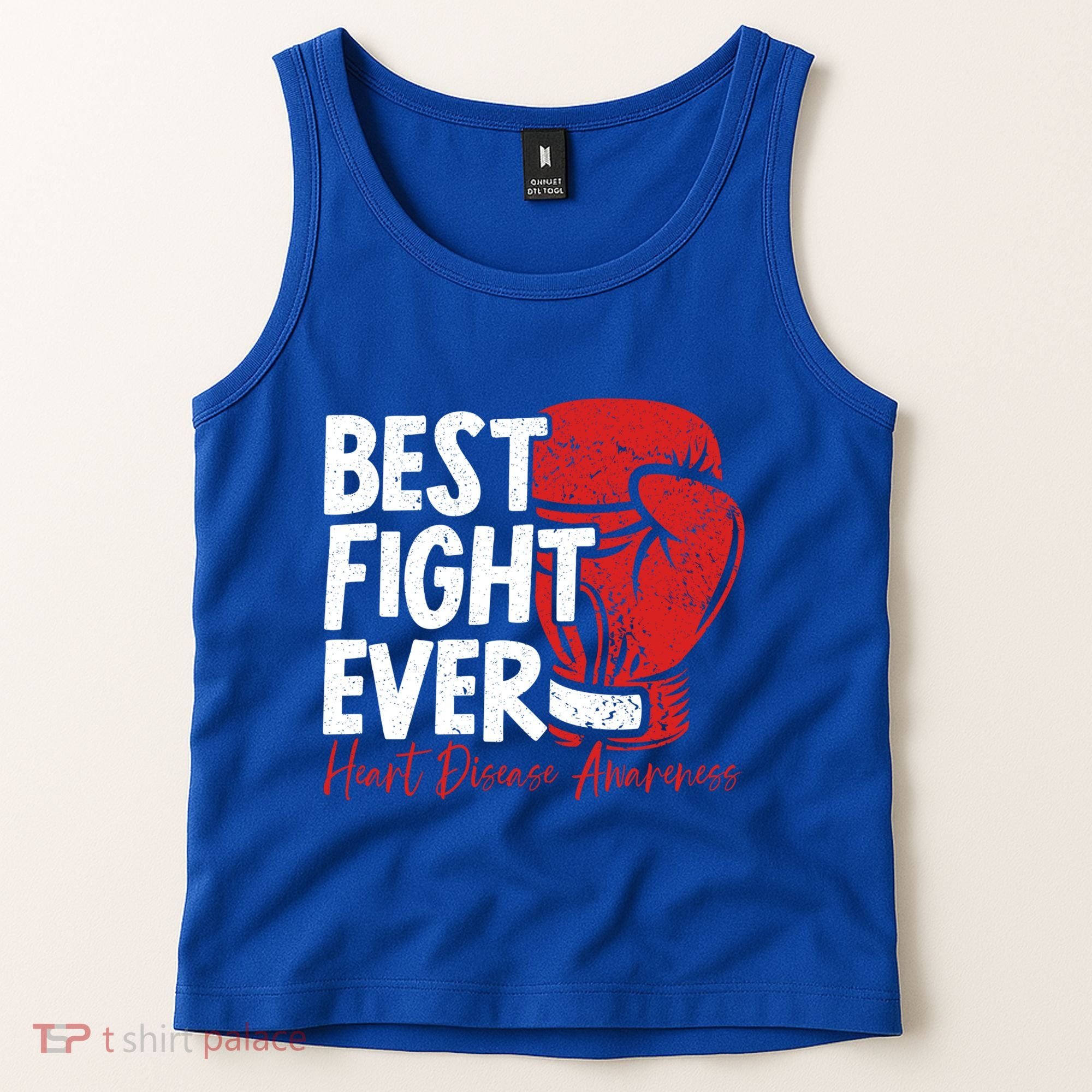 Heart Disease Awareness Month Heartbeat Gift Tank Top