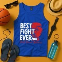Heart Disease Awareness Month Heartbeat Gift Tank Top thumb 4
