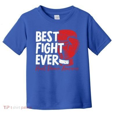 Heart Disease Awareness Month Heartbeat Gift Toddler T-Shirt