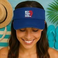 Heart Disease Awareness Month Heartbeat Gift Visor thumb 2