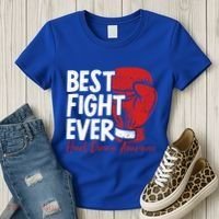 Heart Disease Awareness Month Heartbeat Gift Women's T-Shirt thumb 3