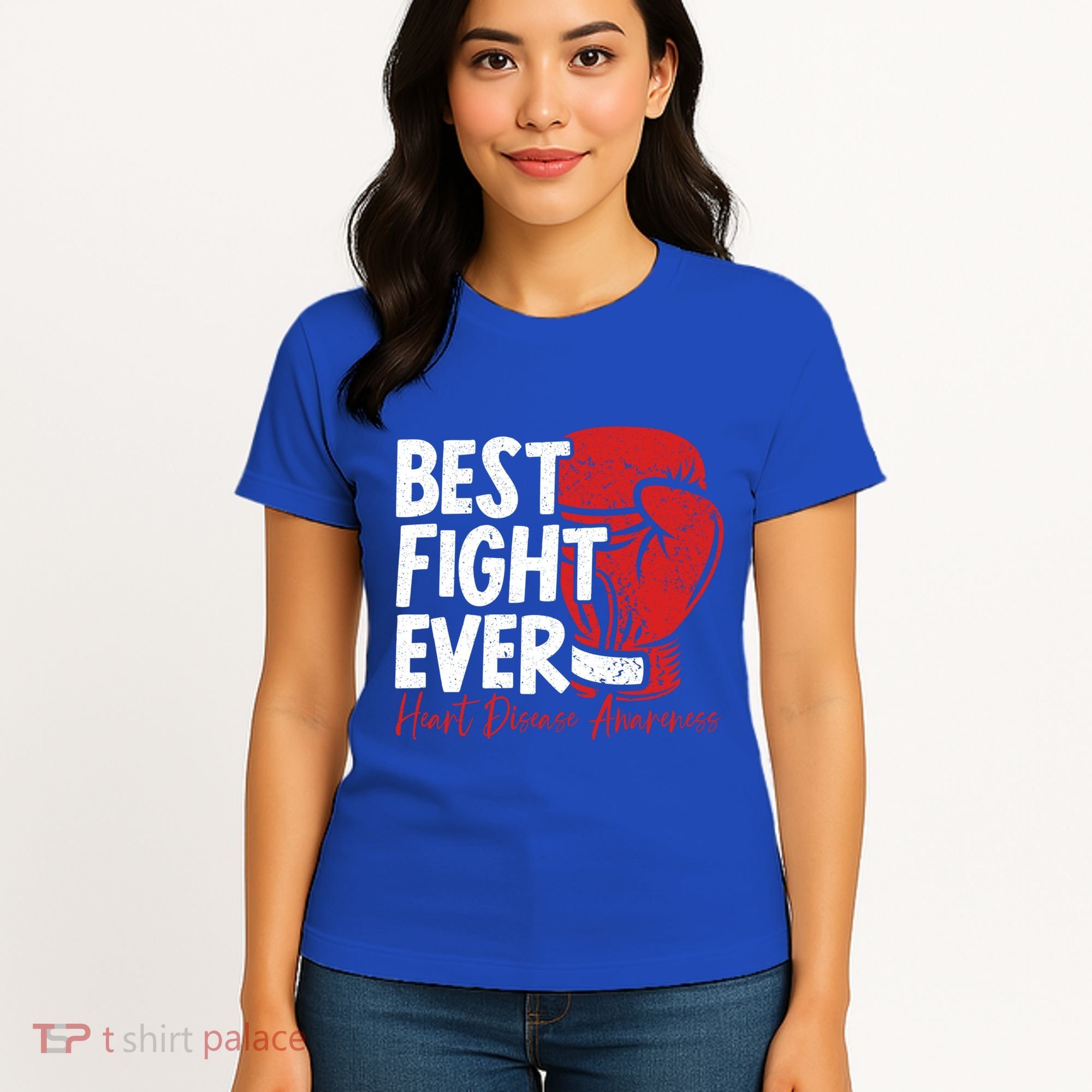 Heart Disease Awareness Month Heartbeat Gift Women's T-Shirt