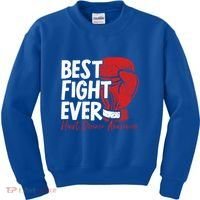 Heart Disease Awareness Month Heartbeat Gift Kids Sweatshirt thumb 0