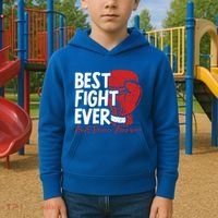 Heart Disease Awareness Month Heartbeat Gift Kids Hoodie thumb 2