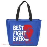 Heart Disease Awareness Month Heartbeat Gift Tote Bag thumb 0