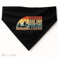 Husband Dad And Hunting Legend Deer Hunting Dad Gift USA-Made Doggie Bandana thumb 0