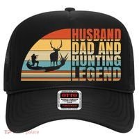 Husband Dad And Hunting Legend Deer Hunting Dad Gift Hat thumb 0