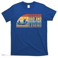 Husband Dad And Hunting Legend Deer Hunting Dad Gift T-Shirt thumb 0