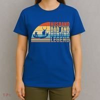 Husband Dad And Hunting Legend Deer Hunting Dad Gift T-Shirt thumb 4