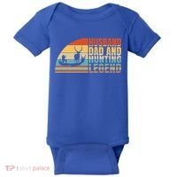 Husband Dad And Hunting Legend Deer Hunting Dad Gift Baby Bodysuit thumb 0