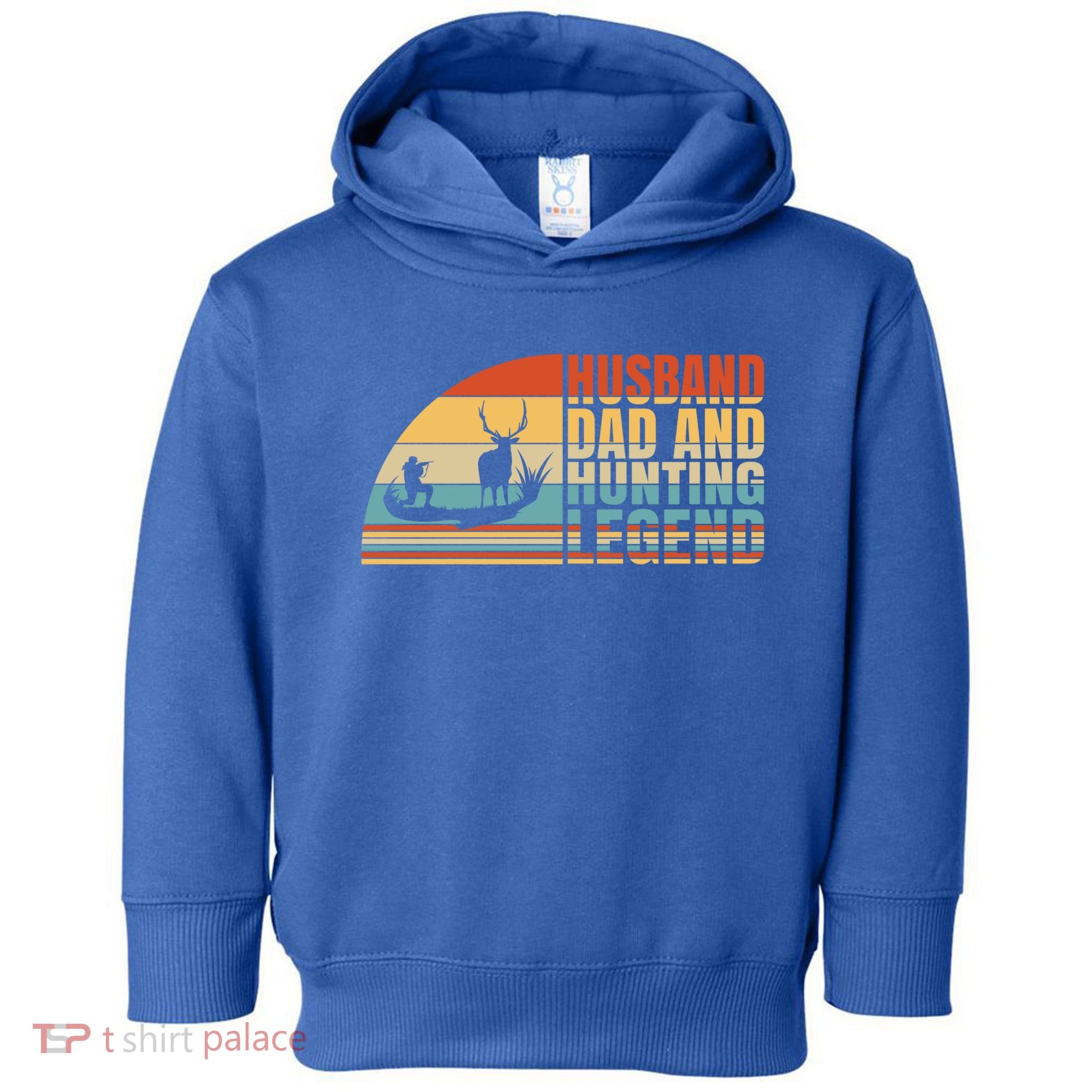 Husband Dad And Hunting Legend Deer Hunting Dad Gift Toddler Hoodie