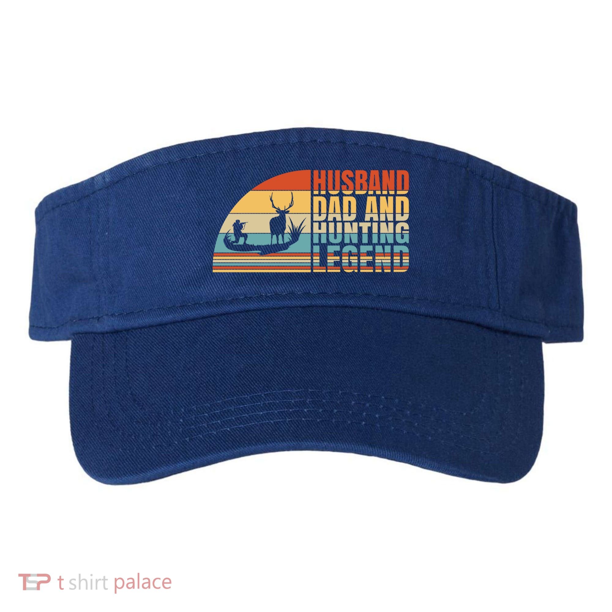 Husband Dad And Hunting Legend Deer Hunting Dad Gift Visor
