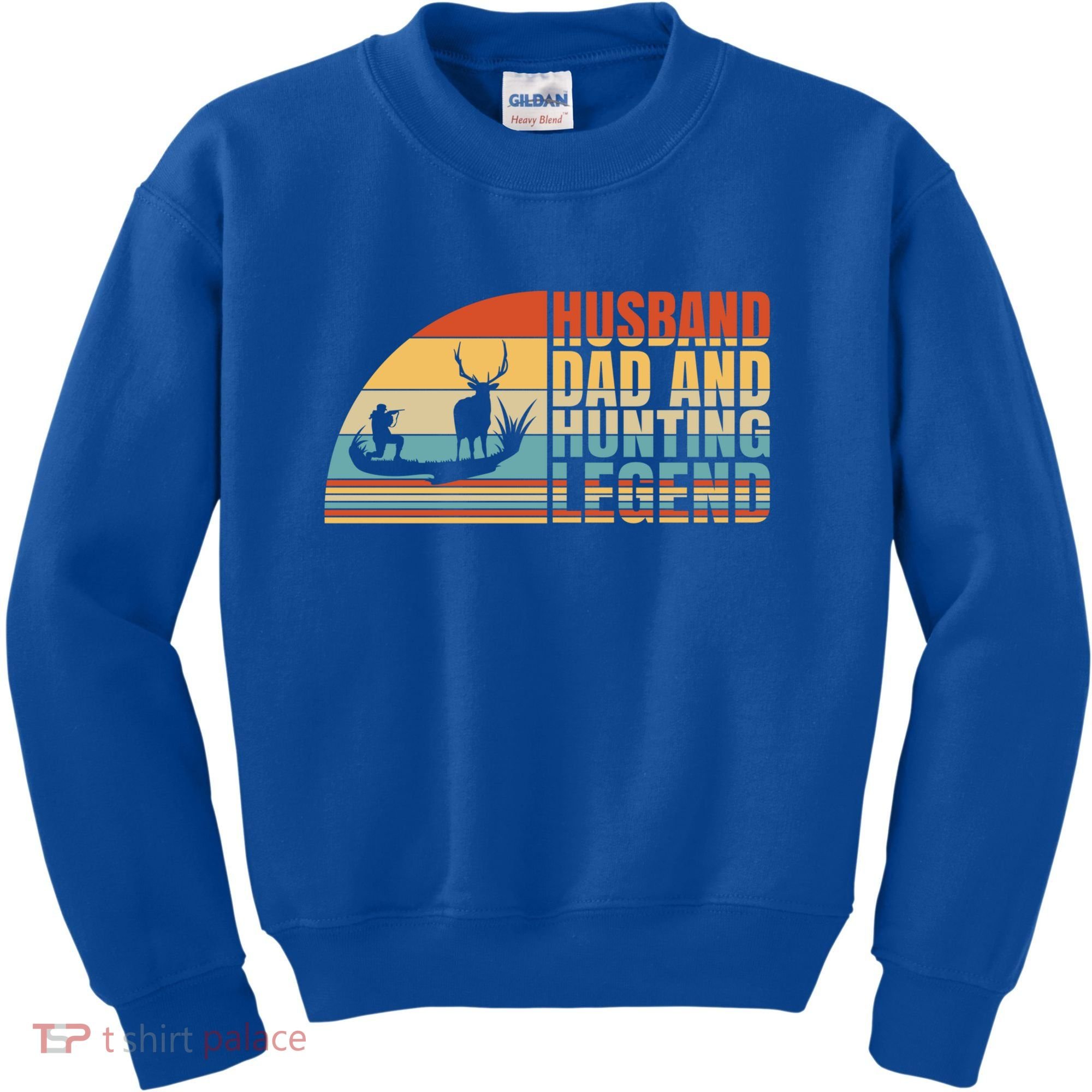 Husband Dad And Hunting Legend Deer Hunting Dad Gift Kids Sweatshirt