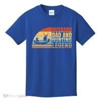 Husband Dad And Hunting Legend Deer Hunting Dad Gift Kids T-Shirt thumb 0