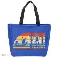 Husband Dad And Hunting Legend Deer Hunting Dad Gift Tote Bag thumb 0