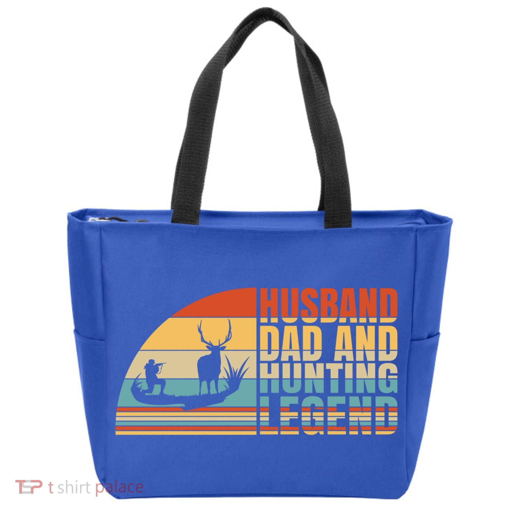 Husband Dad And Hunting Legend Deer Hunting Dad Gift Tote Bag