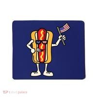 Hot Dog American Flag July 4th Patriotic Mousepad thumb 0