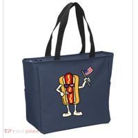 Hot Dog American Flag July 4th Patriotic Tote Bag thumb 2