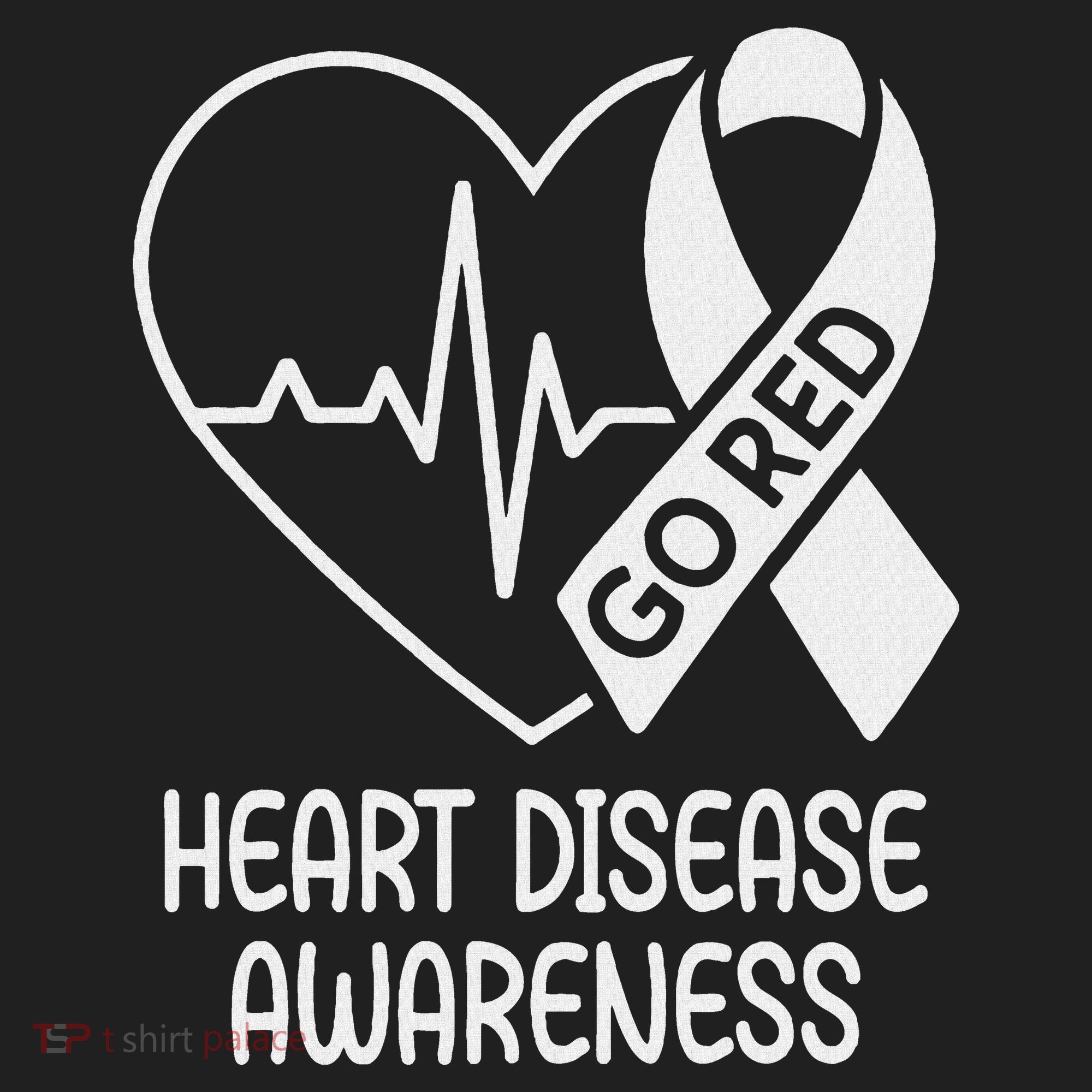Heart Disease Awareness Heartbeat Chd Go Red Beanie
