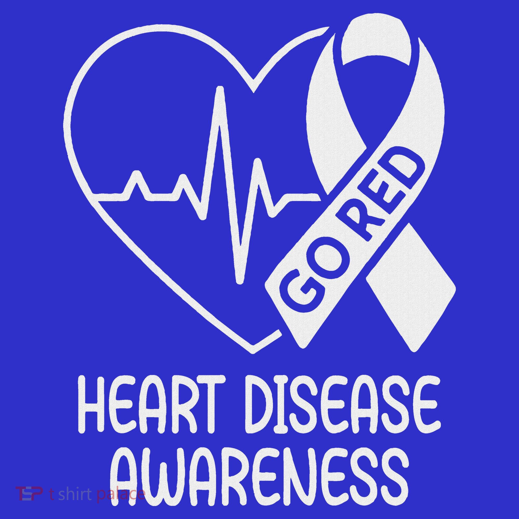 Heart Disease Awareness Heartbeat Chd Go Red Hoodie