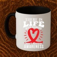 Heart Disease Awareness Month Red Ribbon Chd Gift Coffee Mug thumb 2