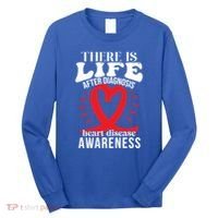 Heart Disease Awareness Month Red Ribbon Chd Gift Long Sleeve Shirt thumb 0